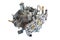 Carburetor for automobile. isolated on