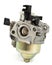 Carburetor, part of a gasoline internal combustion engine, spare part, isolated on a white background