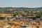 Carcassonne France beautiful view medieval fortress old castle town ancient summer