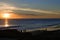 Carcavelos beach sunset