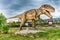 Carcharodontosaurus dinosaur inside a dino park in southern Italy