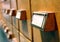 Card catalogue drawers