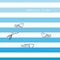 Card with marine stripes