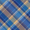 Card seamless texture textile, ornate plaid check pattern. Coat vector background tartan fabric in blue and cyan colors