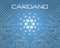 Cardano bitcoin background collection stock