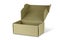 Cardboard box or brown carton is opened and isolated on a white background with clipping path.