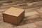 Cardboard box on floor