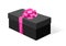 cardboard box with a lid. gift wrapping for gifts. color vector illustration