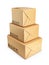 Cardboard boxes. Deliver concept. 3D Icon isolated