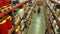 Cardboard boxes inside a storage warehouse.