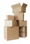 Cardboard boxes stack package