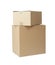 Cardboard boxes stack package