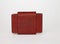 Cardholder wallet in Leather red