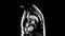 Cardiac MRI of heart in sagittal view showing heart beating.