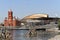 Cardiff Bay with Pierhead Building, Senedd and Wales Millennium Centre