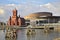 Cardiff Bay with Senedd and Millenium Centre