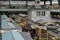 CARDIFF INDOOR MARKET - looking over from the gallery to the stalls below