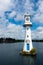 CARDIFF, WALES - JULY 10 : Lighthouse in Roath Park commemorating Captain Scotts ill-fated voyage to the Antartic in Cardiff on J