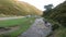 Cardingmill Valley walk in the stream