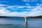 Cardinia reservoir lake and water tower, Australia