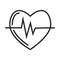 Cardio pulse icon