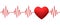 Cardiogram pulse trace