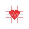 Cardiology icon or logo template
