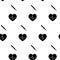 Cardiology medicine seamless pattern