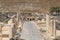 Cardo - Column-lined Roman street ruins of Beit She`an