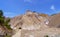 Cardona salt mine and mountain in Catalonia, Spain.