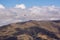 Cardrona Pass with view towards Queenstown, New Zealand