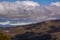 Cardrona Pass with view towards Queenstown, New Zealand