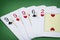 Cards poker deck English, Poker hand call la Tercia