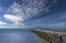 Cardwell in North Queensland Australia.View of the jetty or pier