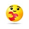 Care emoji reaction icon