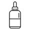 Care nail spray icon outline vector. Pedicure polish