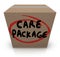 Care Package Cardboard Box Words Support Emergency Aid