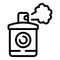 Care spray icon outline vector. Clean disinfect