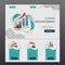 Career advancement flat landing page website template. Human analysis, thinking, business training. Web banner with