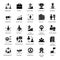 Career Build Up glyph Icons Pack