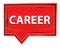 Career misty rose pink banner button