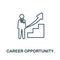 Career Opportunity icon. Monochrome simple Career Opportunity icon for templates, web design and infographics