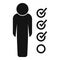 Career personal traits icon, simple style