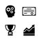 Career Progress. Simple Related Vector Icons