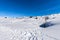 Carega Mountain and Lessinia High Plateau in Winter with Snow - Trentino and Veneto Italy