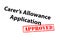 Carers Allowance Application Approved