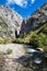 The Cares trail, garganta del cares, in the Picos de Europa Mountains, Spain