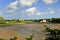 Carew castle and tidal mill, Pembrokeshire, Wales