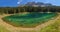 Carezza Lake in Dolomites,Val Di Fassa,South Tyrol,Italy