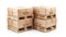 Cargo boxes on wooden pallets, cargo, transportation